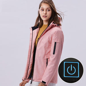 Veste chauffante femme avec manches – bras et buste au chaud | VETCHAUD™ - vetement chauffant