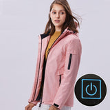 Veste chauffante femme avec manches – bras et buste au chaud | VETCHAUD™ - vetement chauffant