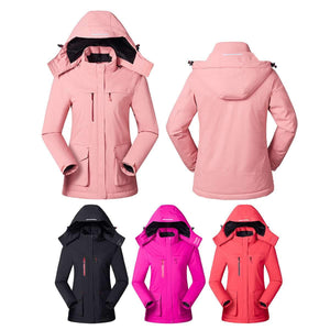 Veste chauffante femme motoneige – sports d'hiver motorisés | VETCHAUD™ - vetement chauffant
