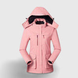 Veste chauffante femme motoneige – sports d'hiver motorisés | VETCHAUD™ - vetement chauffant