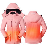 Veste chauffante femme motoneige – sports d'hiver motorisés | VETCHAUD™ - vetement chauffant