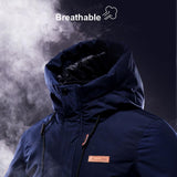 Veste chauffante homme chantier – travailler en extérieur sans le froid | VETCHAUD™ - vetement chauffant