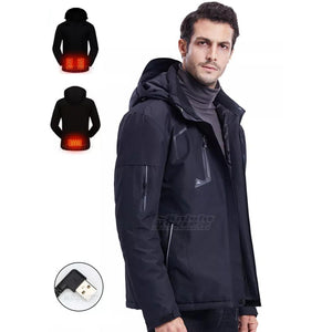 Veste chauffante homme grande taille 3 zones – équipement adapté | VETCHAUD™ - vetement chauffant