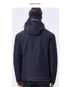 Veste chauffante homme grande taille 3 zones – équipement adapté | VETCHAUD™ - vetement chauffant