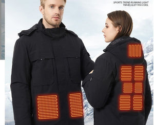 Veste chauffante homme luxe – soirées et événements hivernaux | VETCHAUD™ - vetement chauffant