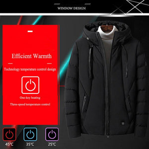 Veste chauffante homme manches longues USB 5V – design moderne | VETCHAUD™ - vetement chauffant