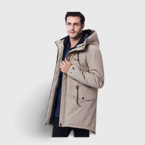 Veste chauffante homme travail – trajets matinaux au chaud | VETCHAUD™ - vetement chauffant