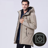 Veste chauffante homme travail – trajets matinaux au chaud | VETCHAUD™ - vetement chauffant
