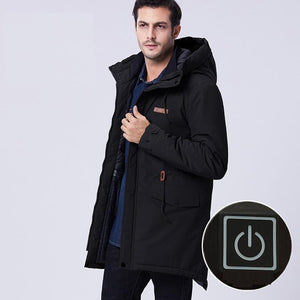 Veste chauffante homme USB 45°C – une seule couche suffit | VETCHAUD™ - vetement chauffant