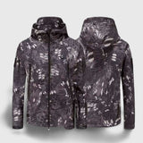 Veste chauffante légère camouflage 7 zones – nature et outdoor hiver | VETCHAUD™ - vetement chauffant