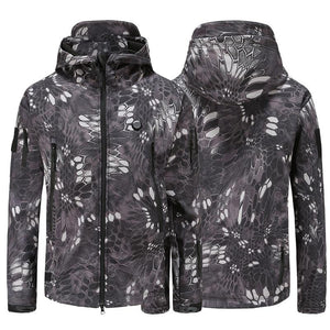 Veste chauffante légère camouflage 7 zones – nature et outdoor hiver | VETCHAUD™ - vetement chauffant