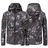 Veste chauffante légère camouflage 7 zones – nature et outdoor hiver | VETCHAUD™ - vetement chauffant