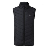 Veste chauffante manche courte 2 zones – chaleur légère et liberté | VETCHAUD™ - vetement chauffant