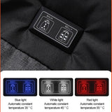 Veste chauffante manche courte noire 15 zones – couverture totale du tronc | VETCHAUD™ - vetement chauffant