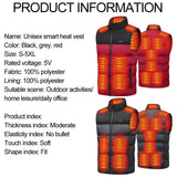 Veste chauffante manche courte rouge et noire 15 zones – liberté maximale | VETCHAUD™ - vetement chauffant
