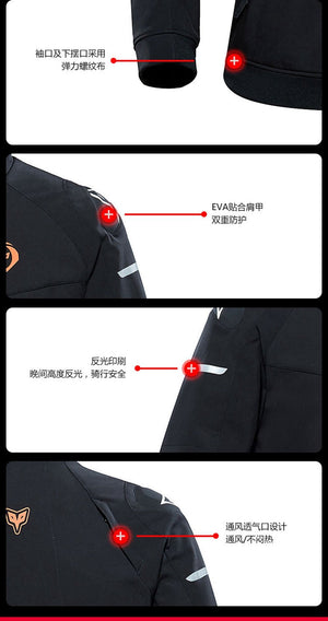 Veste chauffante moto unisexe 3 zones – rouler chaud en hiver | VETCHAUD™ - vetement chauffant