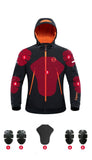 Veste chauffante moto unisexe 3 zones – rouler chaud en hiver | VETCHAUD™ - vetement chauffant
