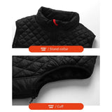 Veste chauffante noire femme 9 zones – chaleur dos et buste | VETCHAUD™ - vetement chauffant