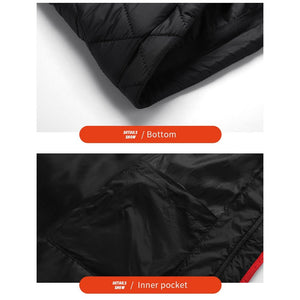 Veste chauffante noire femme 9 zones – chaleur dos et buste | VETCHAUD™ - vetement chauffant