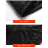 Veste chauffante noire pour femme 9 zones Vêtement-chauffant.com 