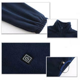 Veste chauffante polaire unisexe – isolation douce et chaleur active | VETCHAUD™ - vetement chauffant