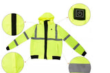 Veste chauffante professionnelle réfléchissante - vetement chauffant