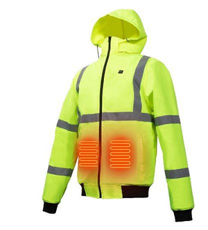 Veste chauffante professionnelle réfléchissante - vetement chauffant