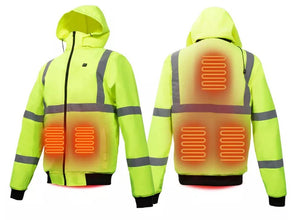 Veste chauffante professionnelle réfléchissante - vetement chauffant