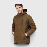Veste chauffante randonnée électrique – chaleur instantanée en montagne | VETCHAUD™ - vetement chauffant