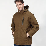 Veste chauffante randonnée électrique – chaleur instantanée en montagne | VETCHAUD™ - vetement chauffant