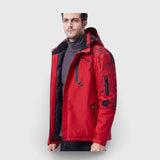 Veste chauffante rouge – couleur vive et chaleur pour tous les hivers | VETCHAUD™ - vetement chauffant