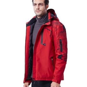 Veste chauffante rouge – couleur vive et chaleur pour tous les hivers | VETCHAUD™ - vetement chauffant