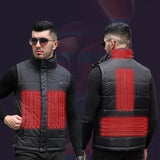 Veste chauffante sans manche femme bordeaux – travail et quotidien | VETCHAUD™ - vetement chauffant