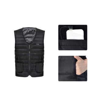 Veste chauffante sans manche homme USB – connexion rapide et chaleur ciblée | VETCHAUD™ - vetement chauffant