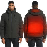 Veste chauffante ski noire imperméable – performance et confort en montagne | VETCHAUD™ - vetement chauffant