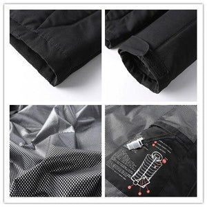 Veste chauffante sport 4 zones – running et activités hivernales | VETCHAUD™ - vetement chauffant