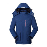 Veste chauffante unisexe bleue – homme et femme au chaud | VETCHAUD™ - vetement chauffant