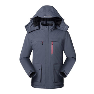 Veste chauffante unisexe grise – homme et femme au chaud | VETCHAUD™ - vetement chauffant