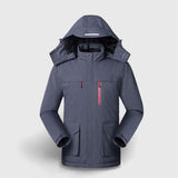 Veste chauffante unisexe grise – homme et femme au chaud | VETCHAUD™ - vetement chauffant