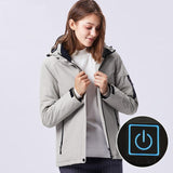 Veste chauffante USB femme – design moderne et chaleur au quotidien | VETCHAUD™ - vetement chauffant