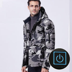 Veste chauffante USB homme – de 25°C à 45°C pour l'hiver | VETCHAUD™ - vetement chauffant