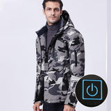 Veste chauffante USB homme – de 25°C à 45°C pour l'hiver | VETCHAUD™ - vetement chauffant