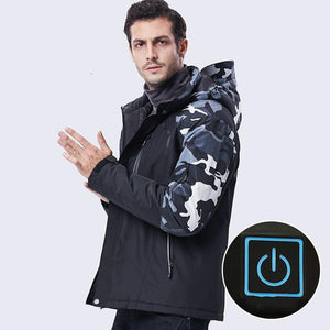 Veste chauffante VTT – pédaler dehors même en hiver jusqu'à 45°C | VETCHAUD™ - vetement chauffant