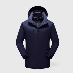 Veste de chantier chauffante homme 4 zones – nuque, poitrine et dos | VETCHAUD™ - vetement chauffant