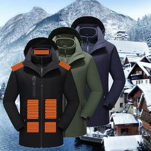 Veste de travail chauffante homme 15 zones – hiver en extérieur | VETCHAUD™ - vetement chauffant