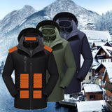 Veste de travail chauffante homme 15 zones – hiver en extérieur | VETCHAUD™ - vetement chauffant