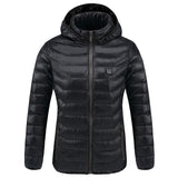 Veste d'hiver chauffante noire – pour ceux qui souffrent vraiment du froid | VETCHAUD™ - vetement chauffant