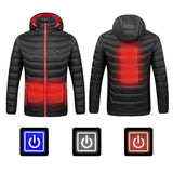 Veste d'hiver chauffante noire – pour ceux qui souffrent vraiment du froid | VETCHAUD™ - vetement chauffant