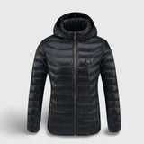 Veste d'hiver chauffante noire – pour ceux qui souffrent vraiment du froid | VETCHAUD™ - vetement chauffant