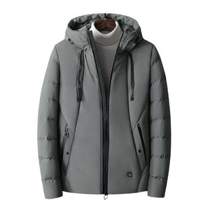 Veste électro chauffante homme fibre de carbone – 3 niveaux 45°C | VETCHAUD™ - vetement chauffant